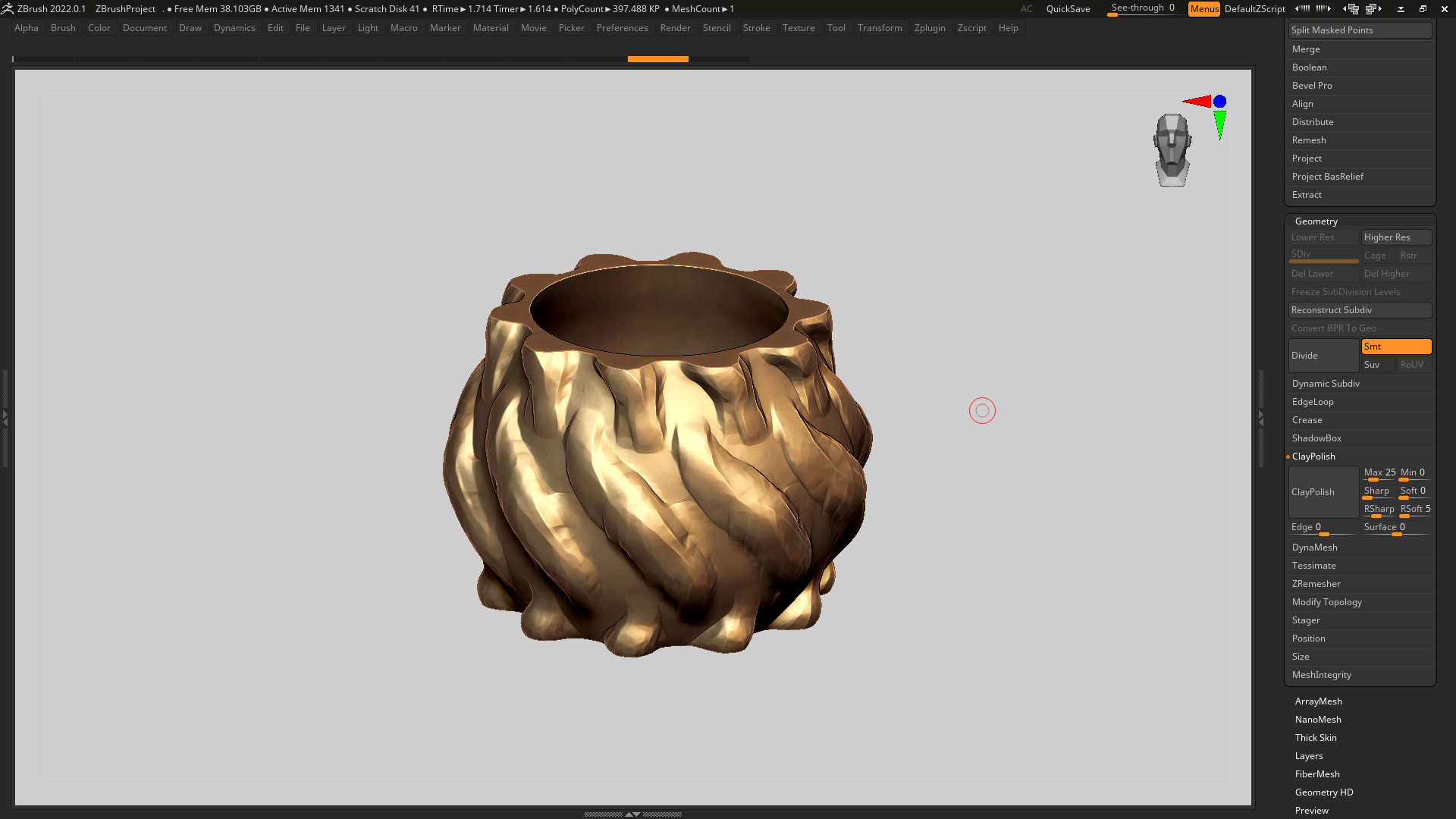 vase 3d print 323 3D print model_7
