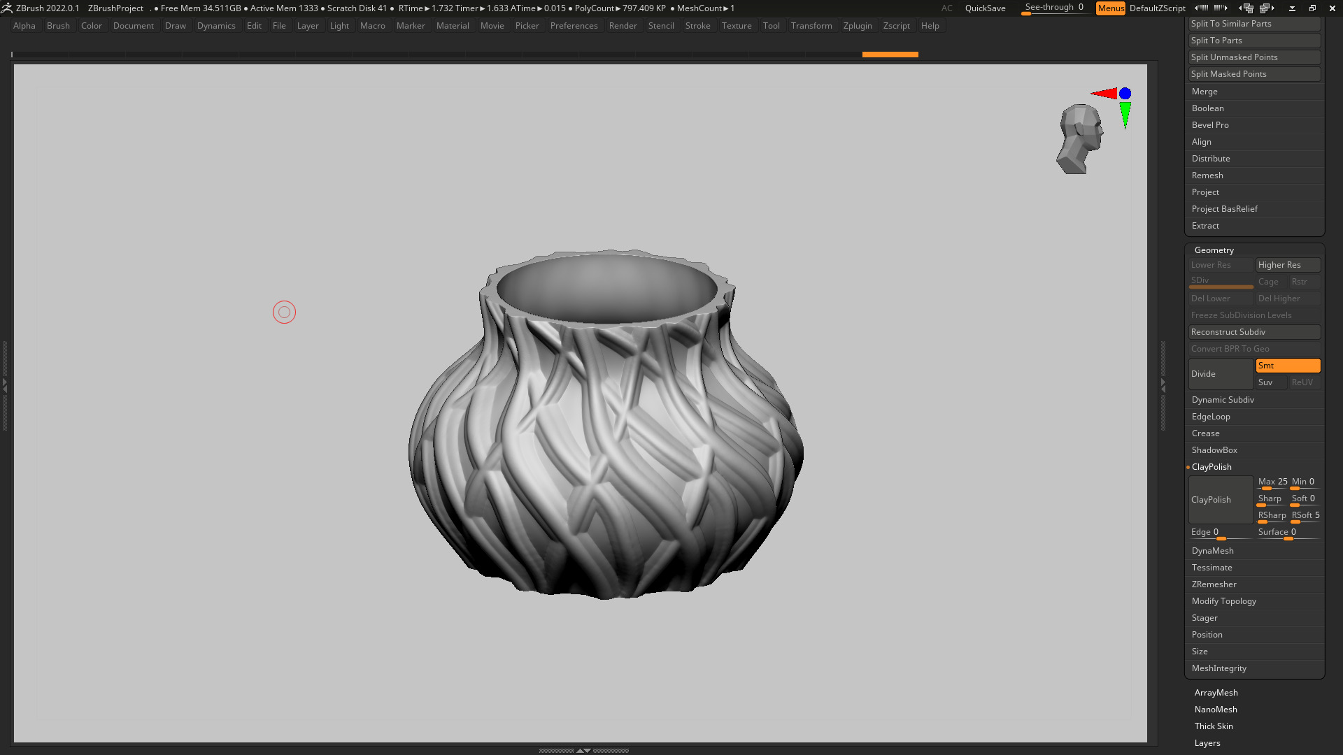 vase 3d print 320  3D print model_5