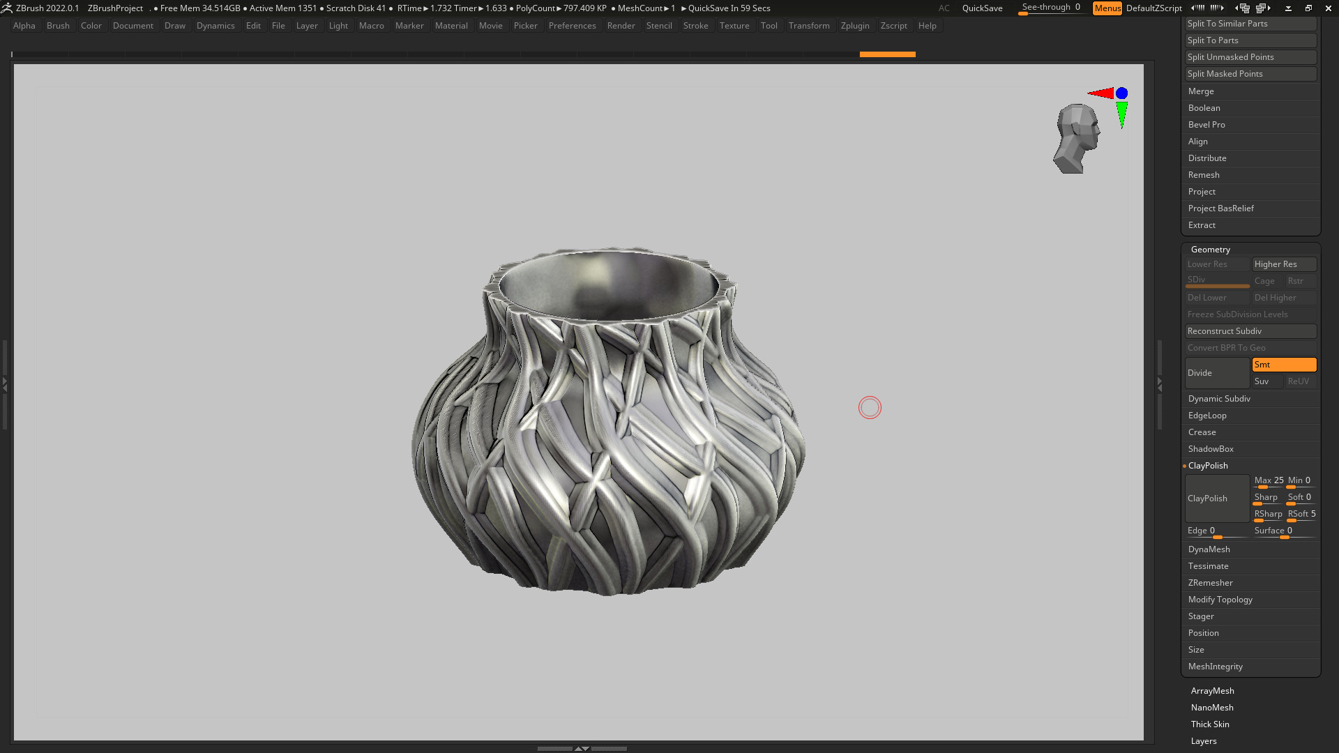 vase 3d print 320  3D print model_3