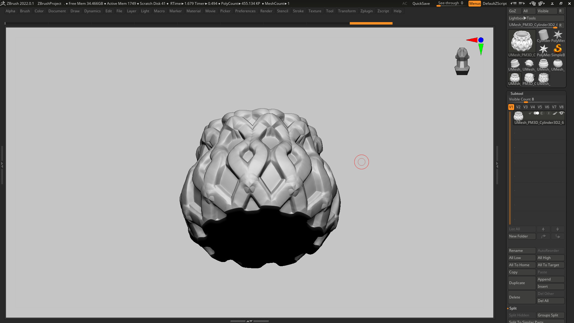 vase 3d print 317  3D print model_5