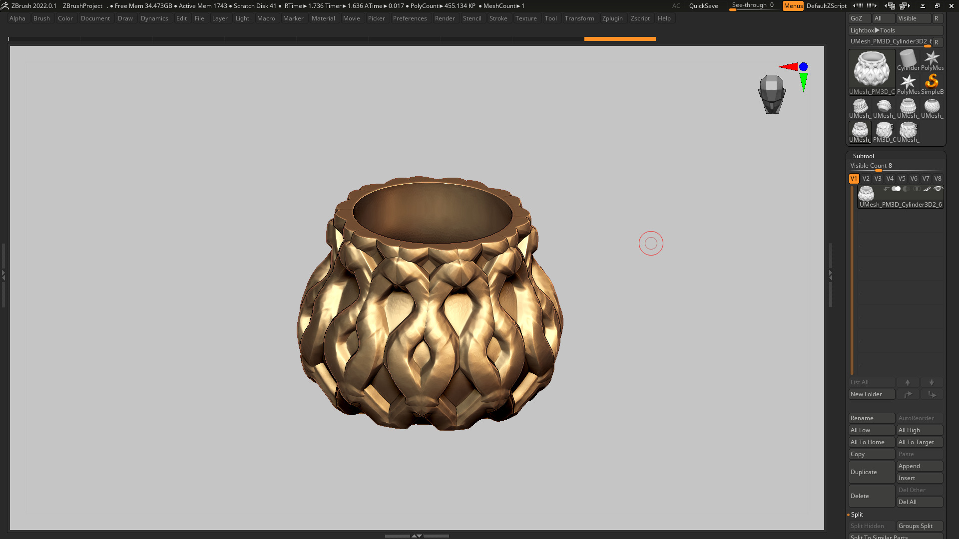 vase 3d print 317  3D print model_7