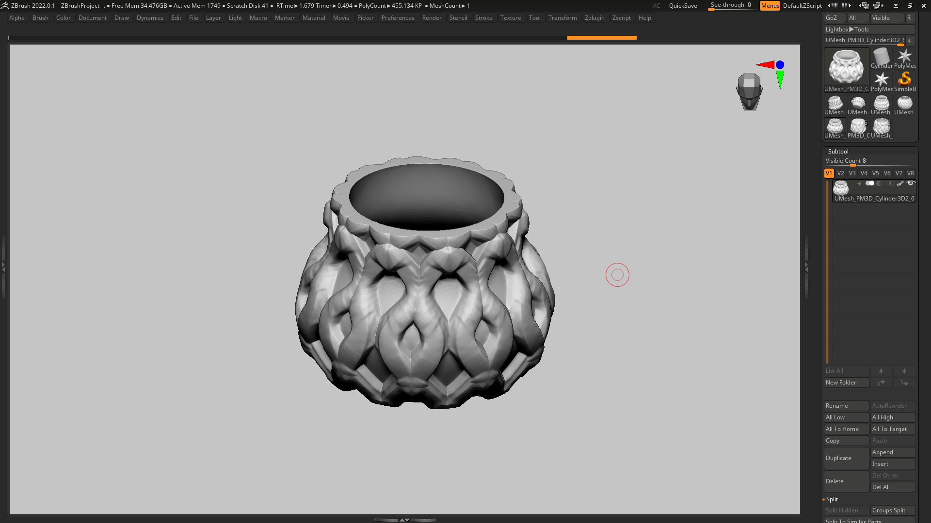 vase 3d print 317  3D print model_3