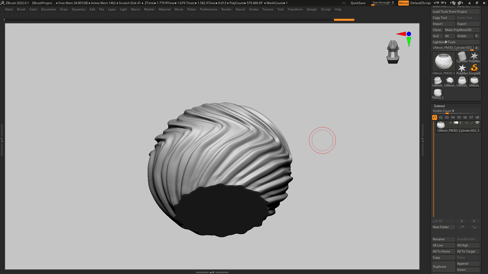 vase 3d print 316 3D print model_6