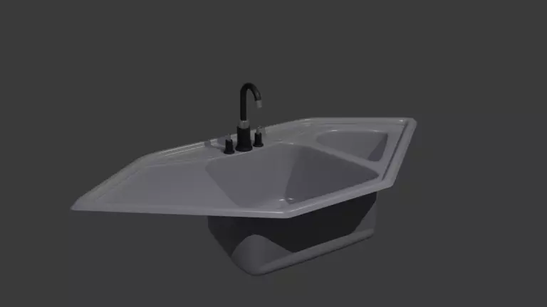 angular sink Free 3D model
