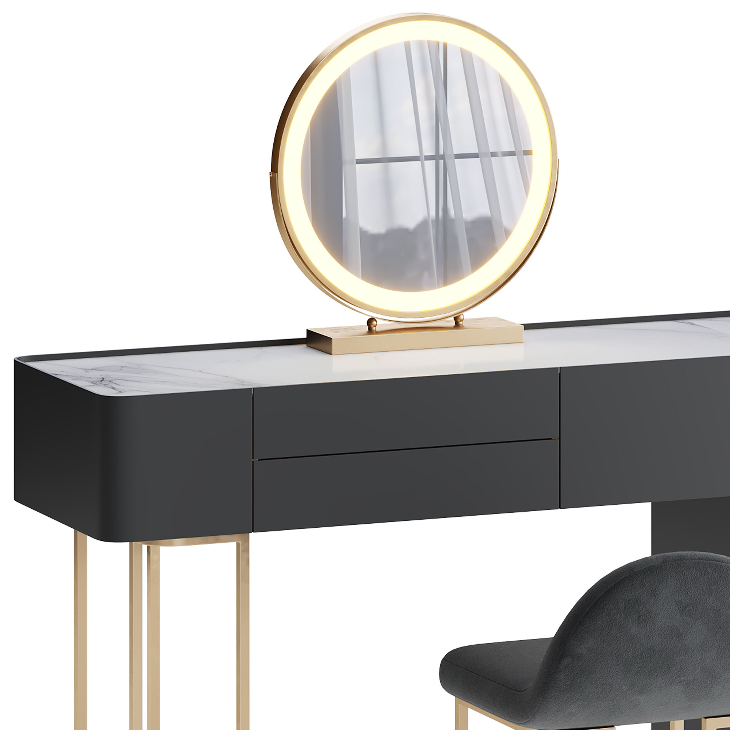 Coiffeuse Zephan 3D model_12