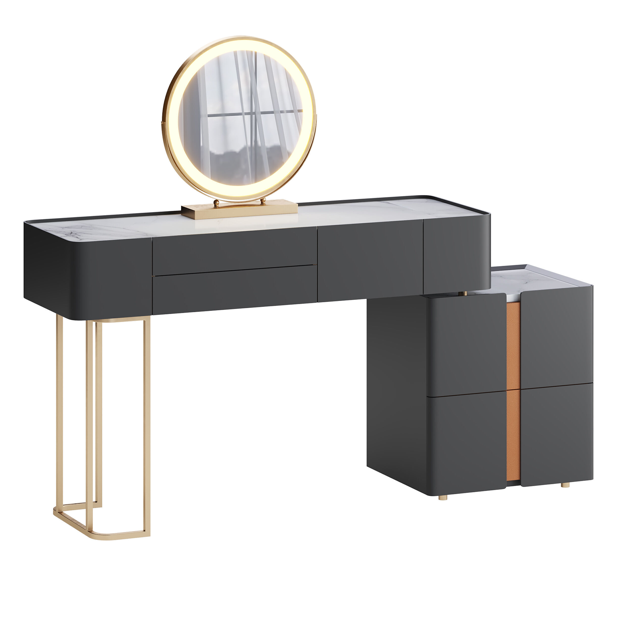 Coiffeuse Zephan 3D model_4