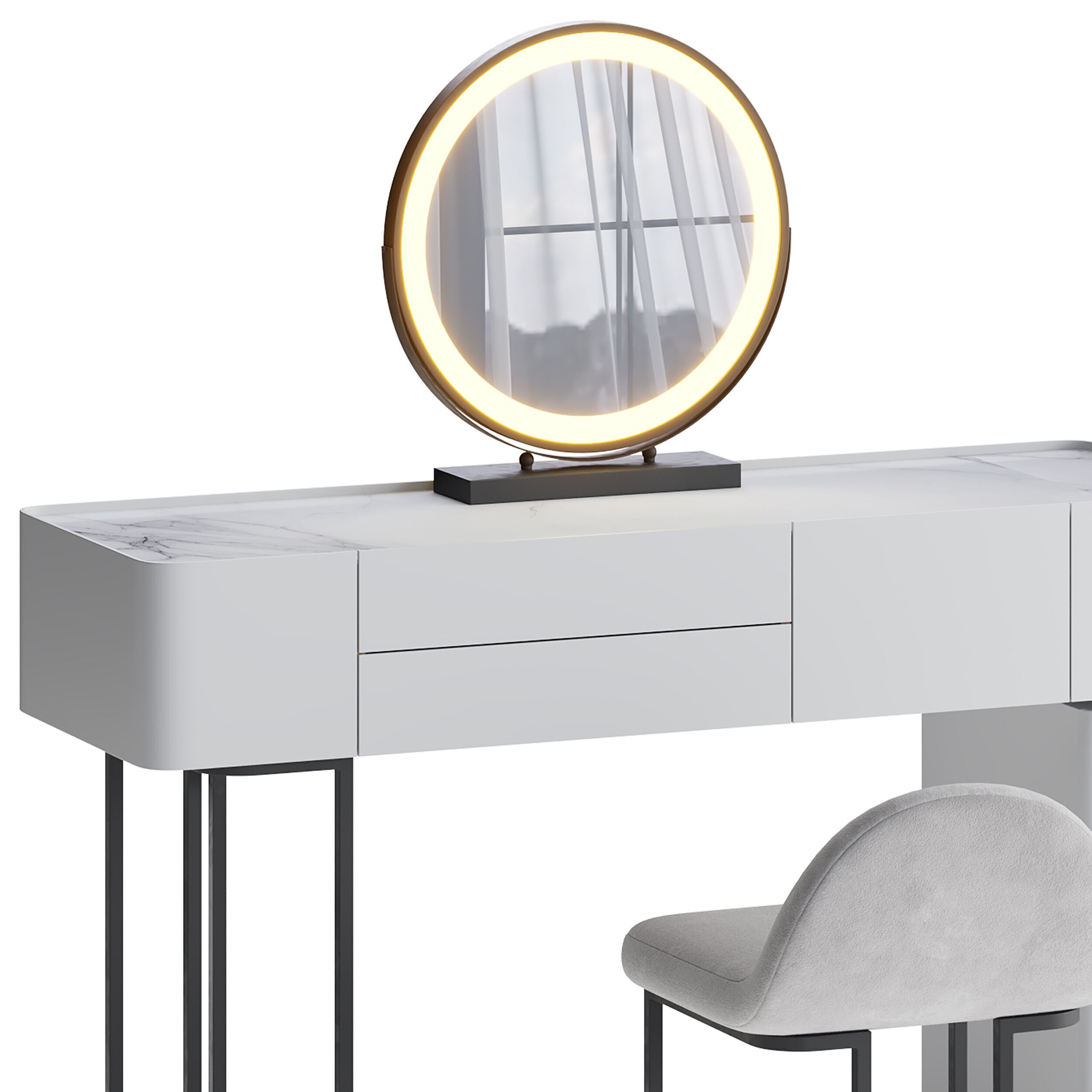 Coiffeuse Zephan 3D model_5