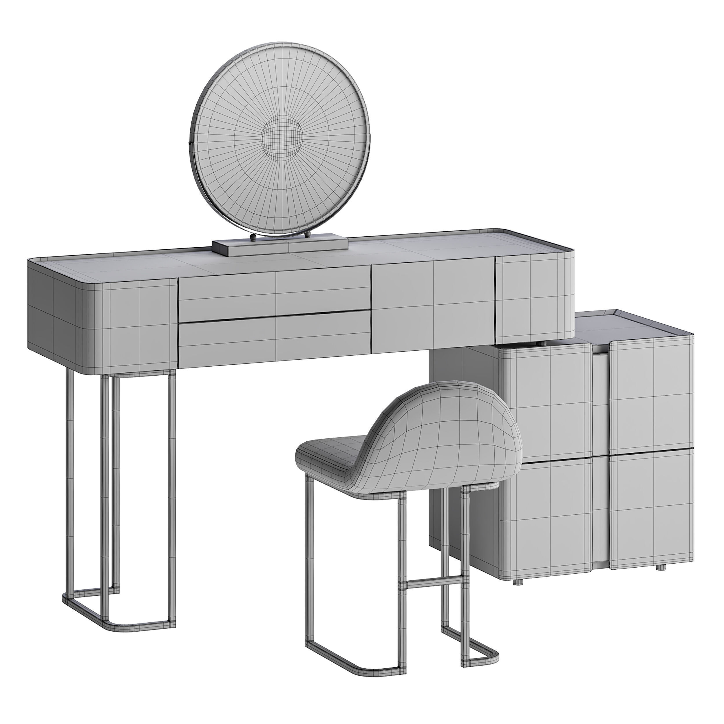 Coiffeuse Zephan 3D model_13