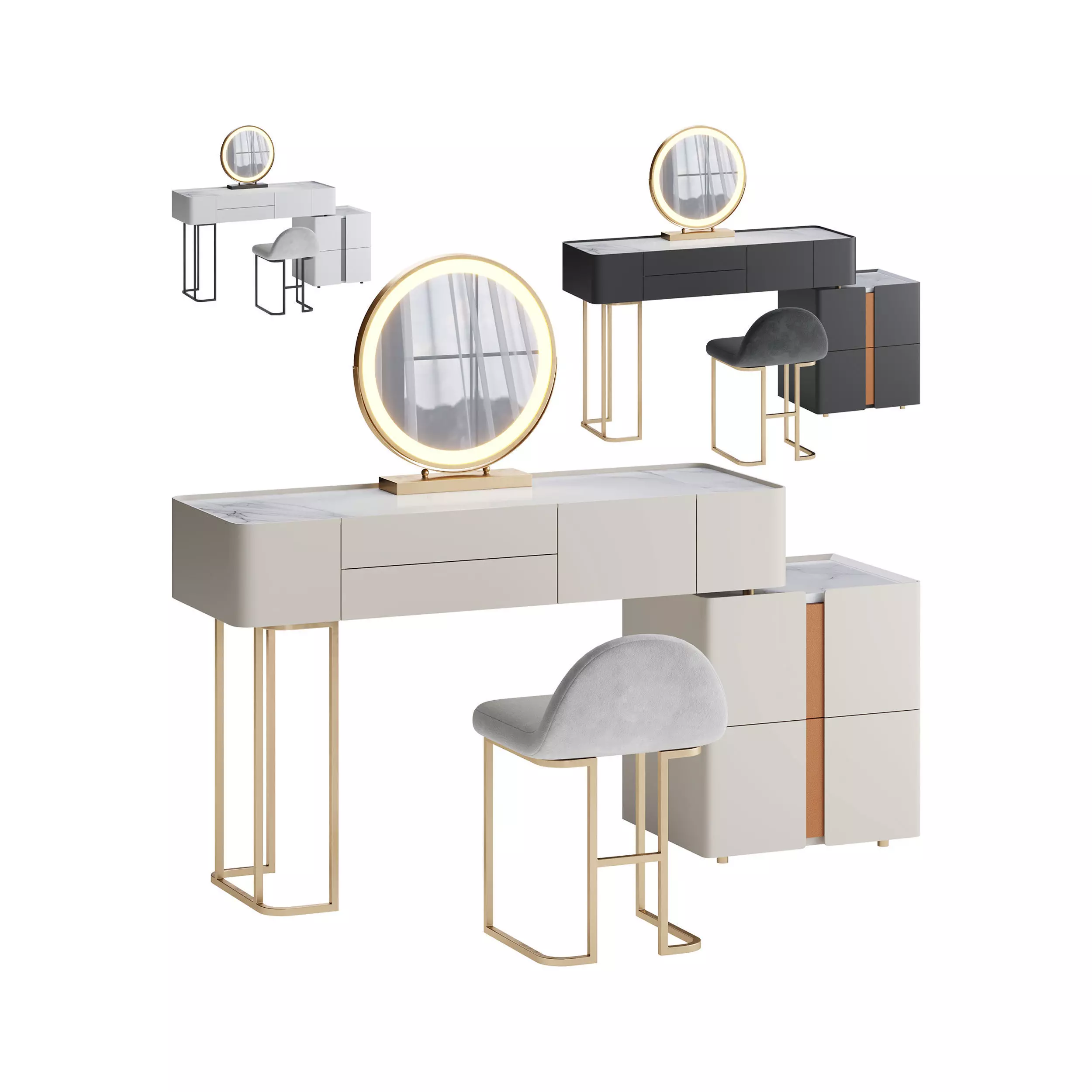 Coiffeuse Zephan 3D model_0