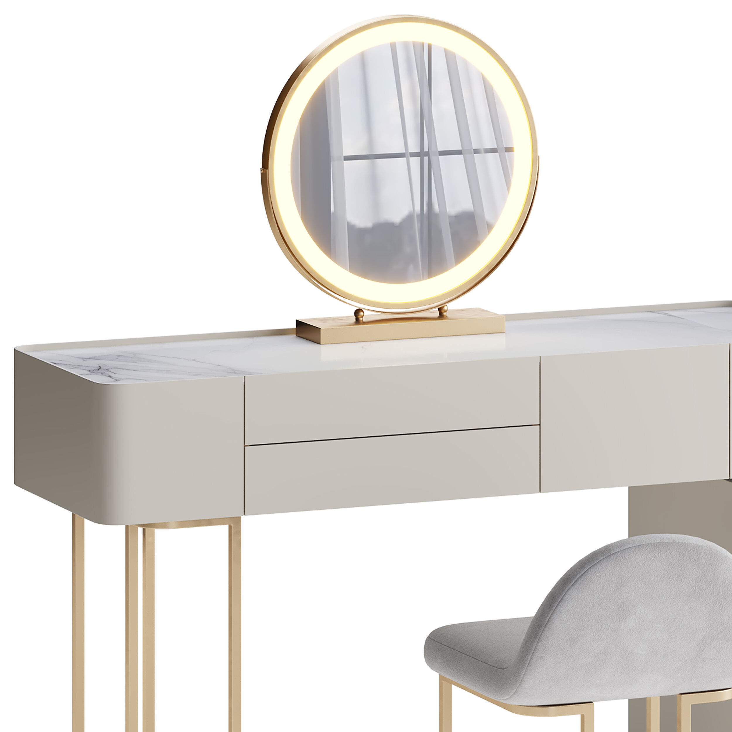 Coiffeuse Zephan 3D model_11