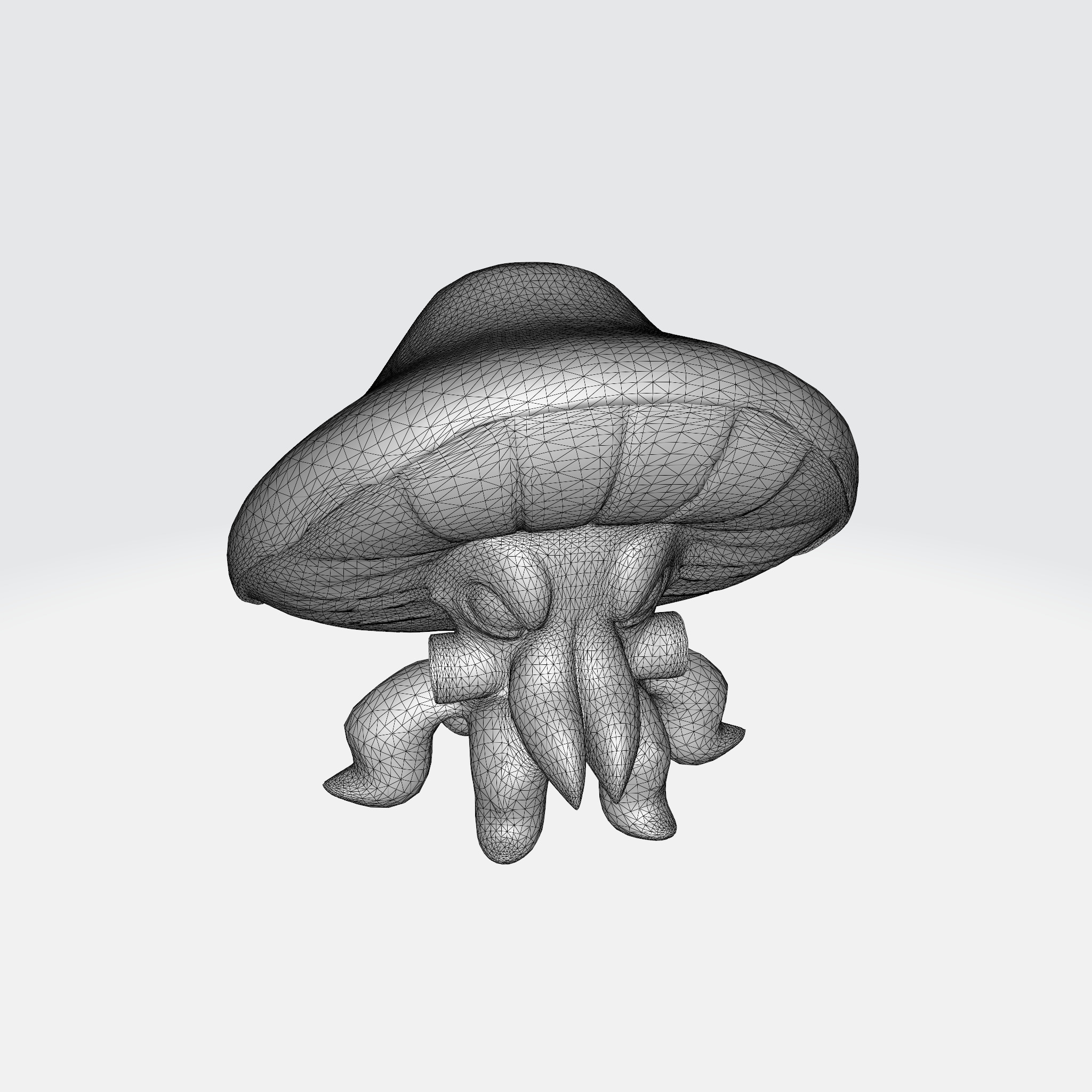 Cybernetic Shroom-Cephalopod 3D model_4