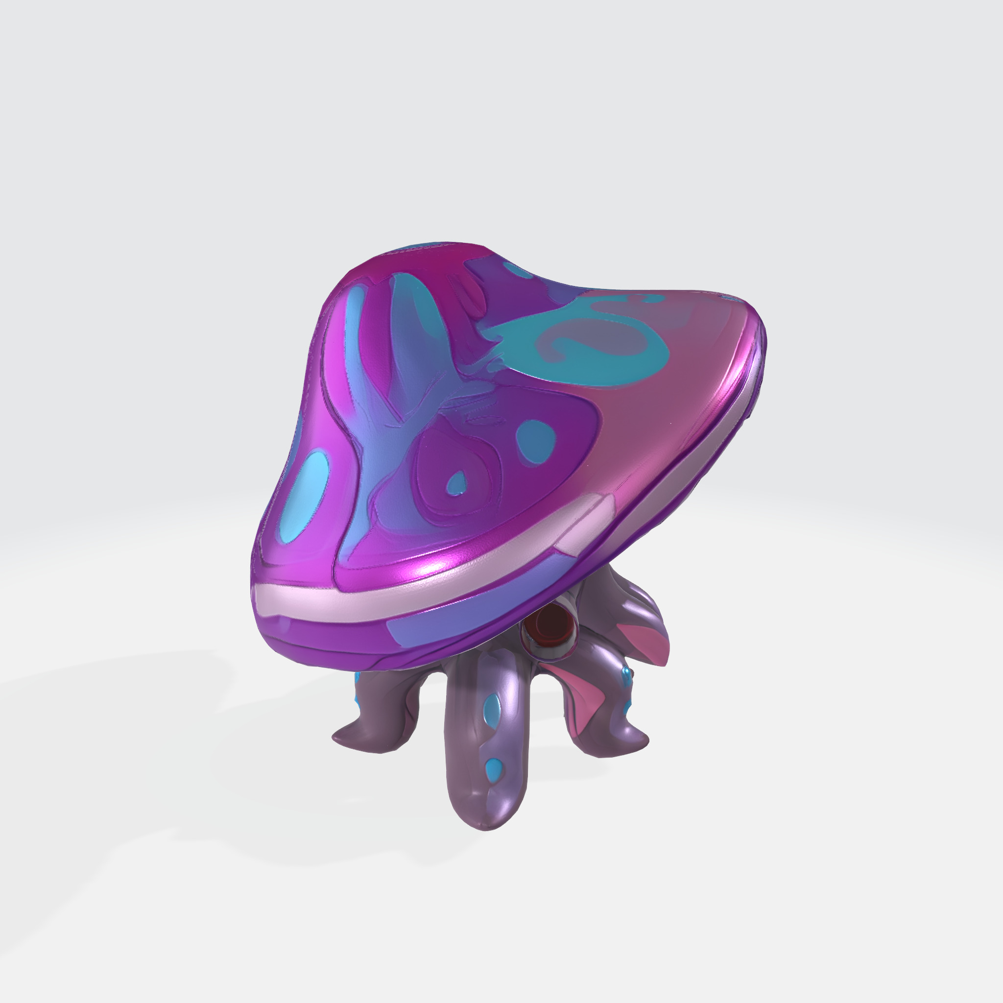Cybernetic Shroom-Cephalopod 3D model_3