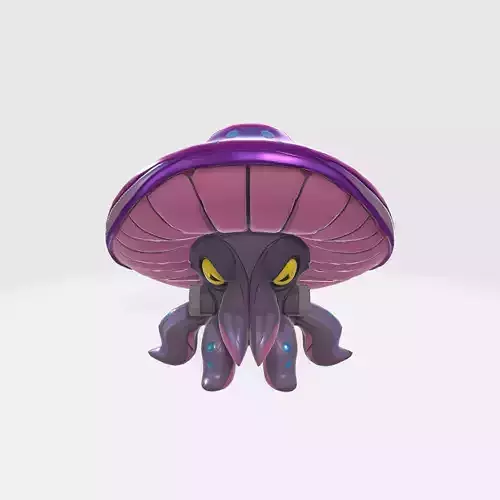 Cybernetic Shroom-Cephalopod 3D model