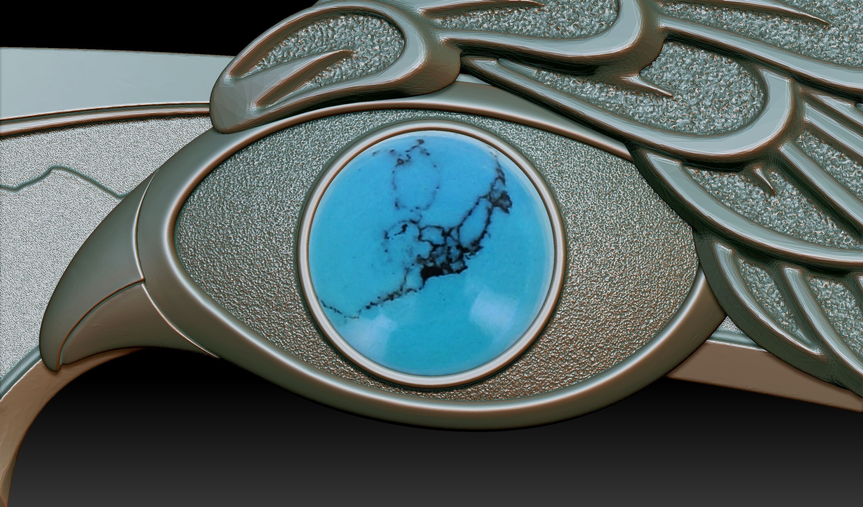 KNIFE EYE AND HORSES 3D print model_5