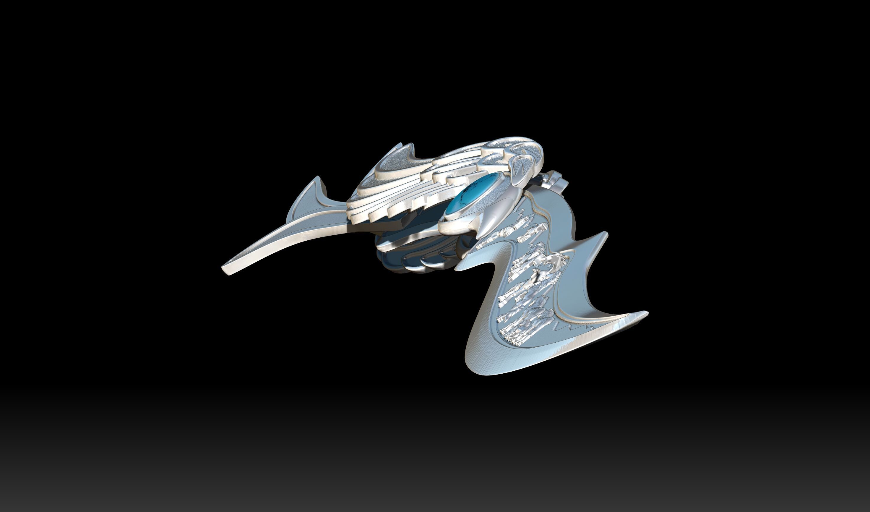 KNIFE EYE AND HORSES 3D print model_7