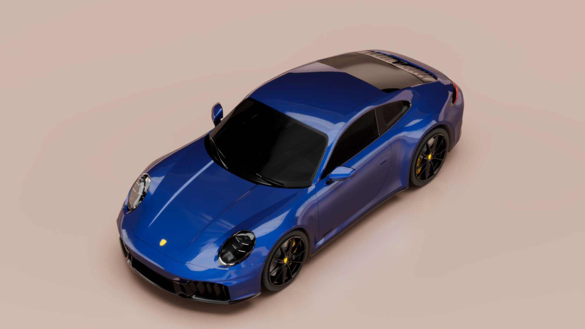 Porsche Carrera 911 GTS 2025 3D print model_7
