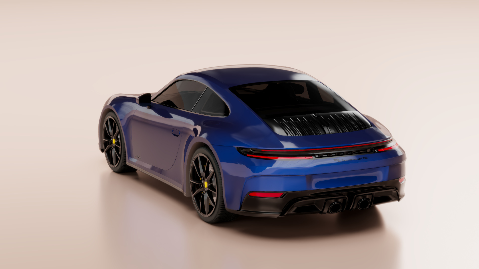 Porsche Carrera 911 GTS 2025 3D print model_3