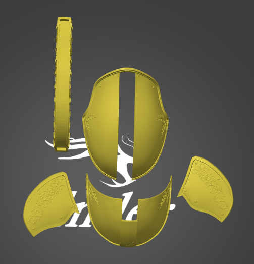 Roman Helmet 3D print model_1