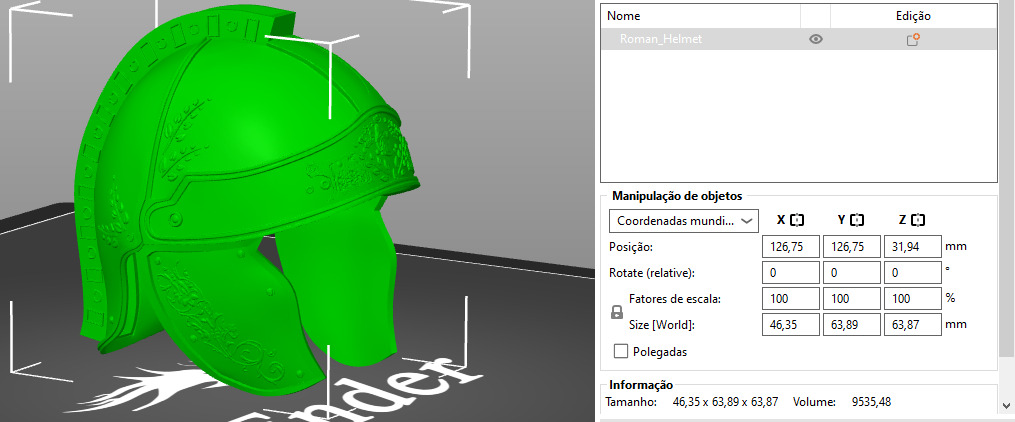 Roman Helmet 3D print model_2