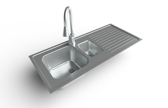 KitchenSink  M09 Low-poly 3D model