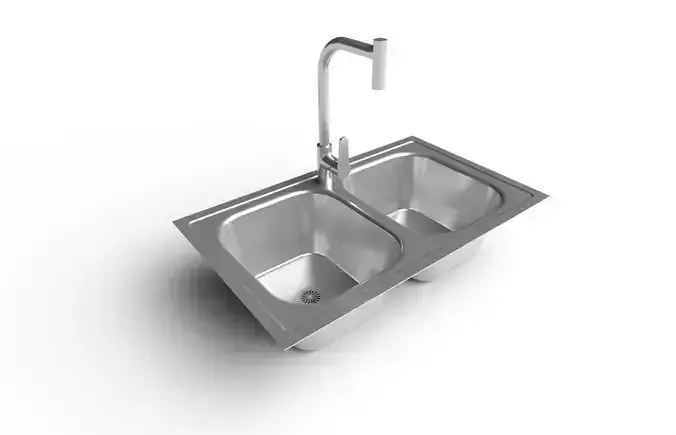KitchenSink M07 Low-poly 3D model