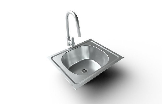KitchenSink M06 Low-poly 3D model