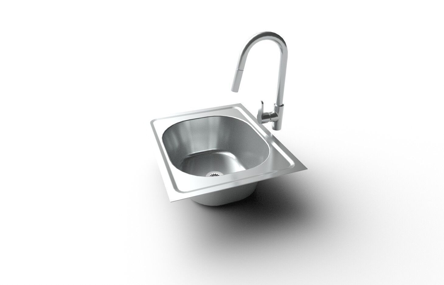 KitchenSink M06 Low-poly 3D model_4