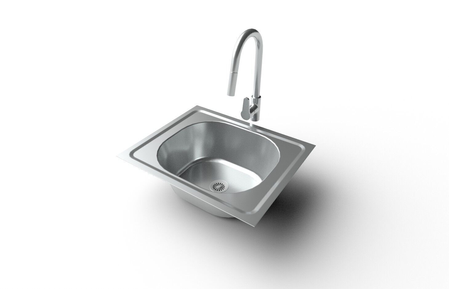 KitchenSink M06 Low-poly 3D model_2