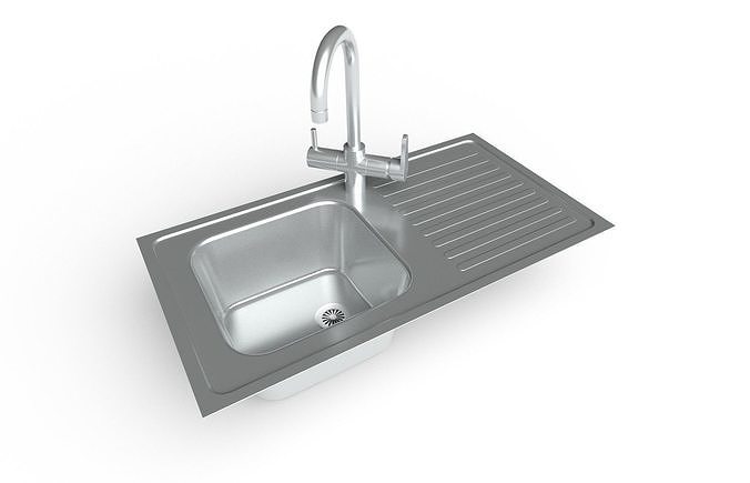 KitchenSink M05 Low-poly 3D model