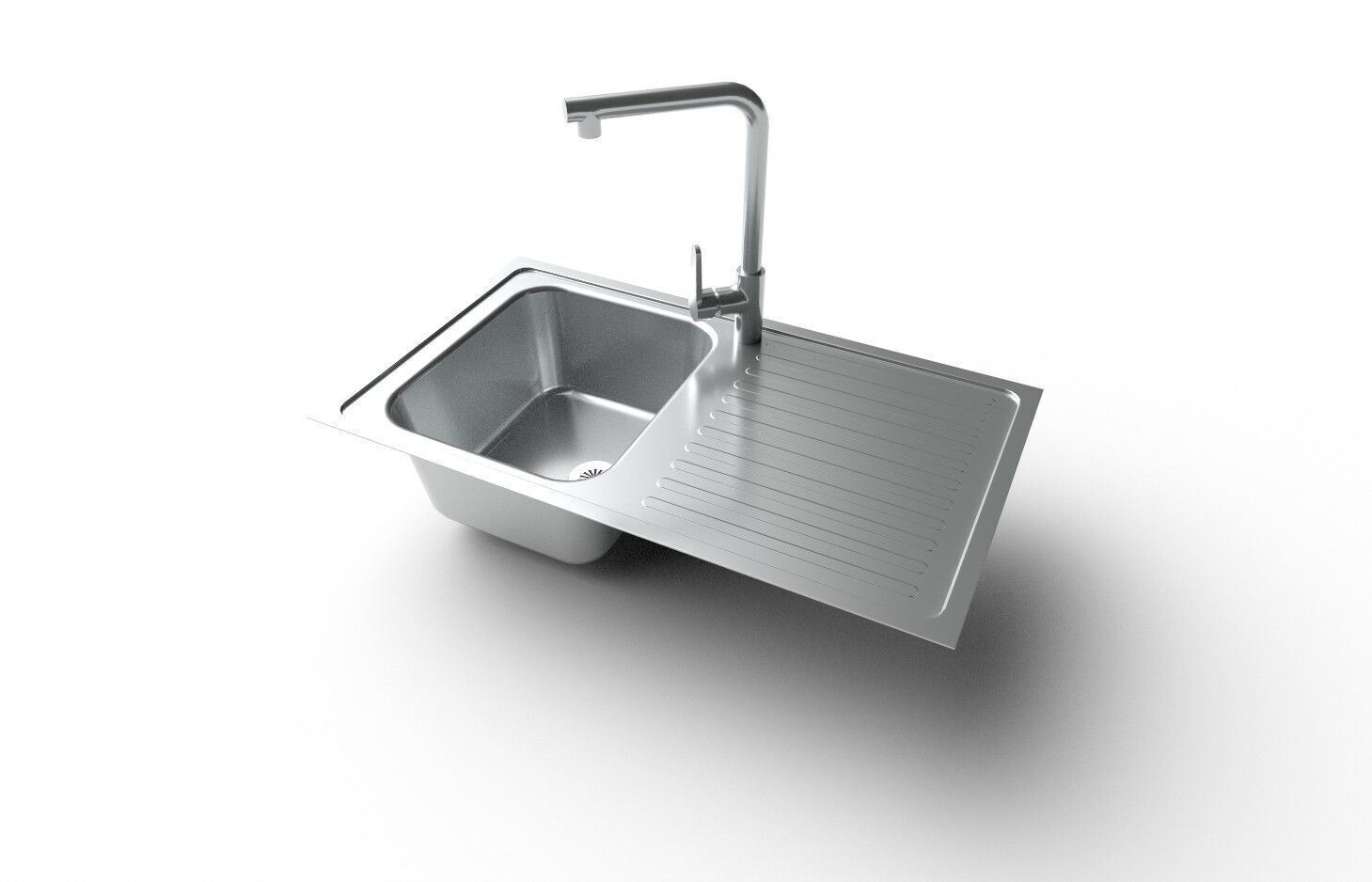 KitchenSink M04 Low-poly 3D model_3
