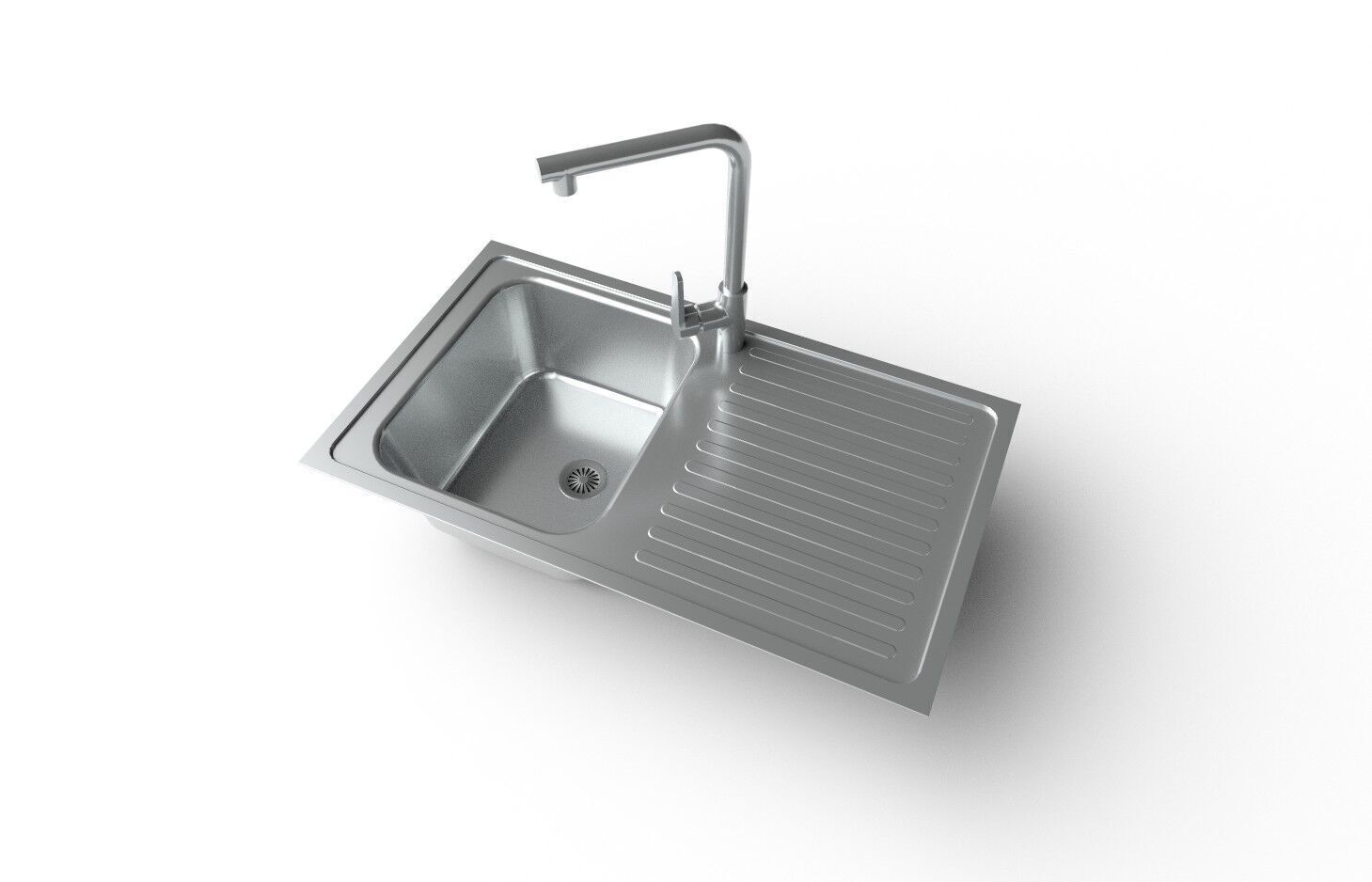 KitchenSink M04 Low-poly 3D model_4