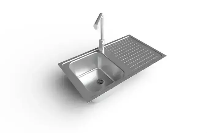 KitchenSink M04 Low-poly 3D model