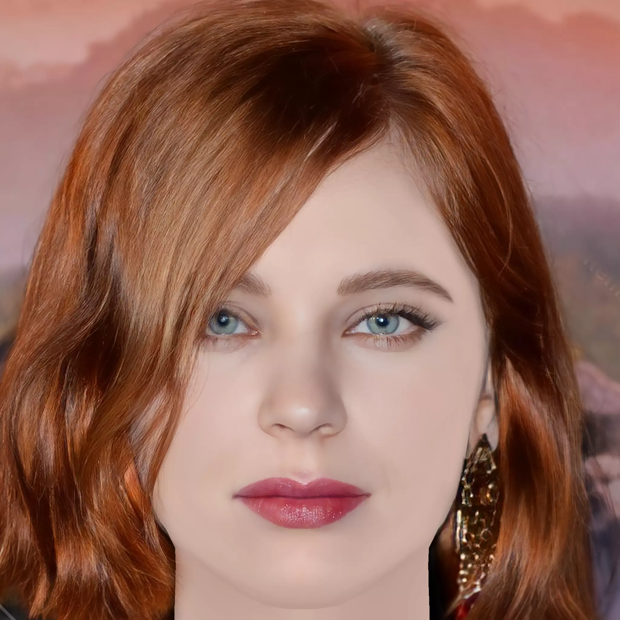 Sierra McCormick Head - No Hair - Low poly head for game Low-poly 3D model