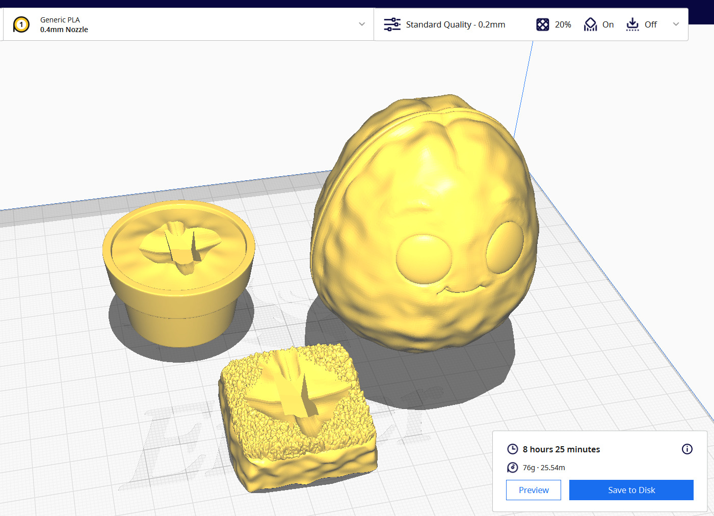 Plants vs Zombies WallNut - Model for 3d printing STL OBJ FBX 3D print model_5