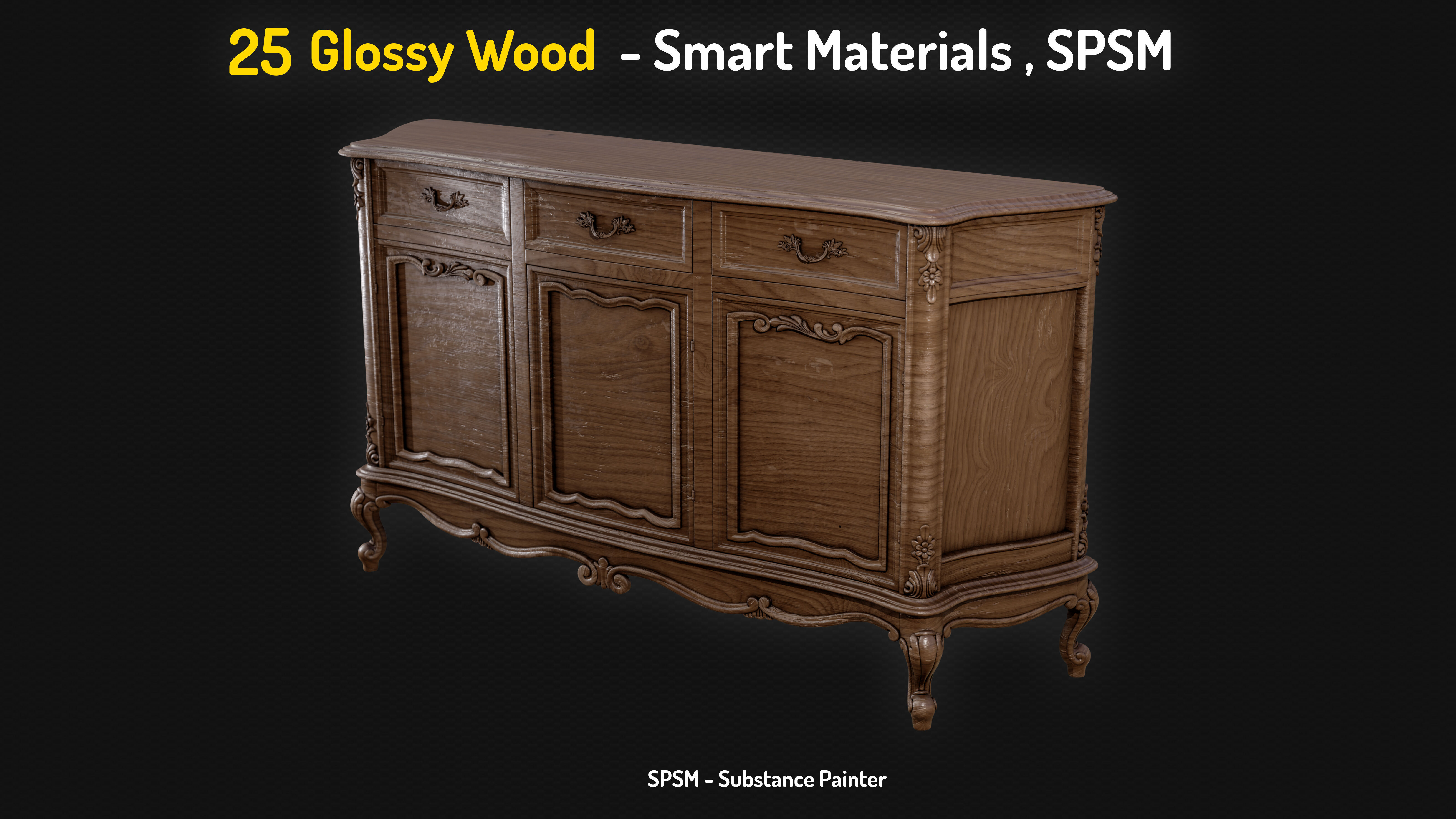 25 Glossy Wood Smart Materials Texture_3