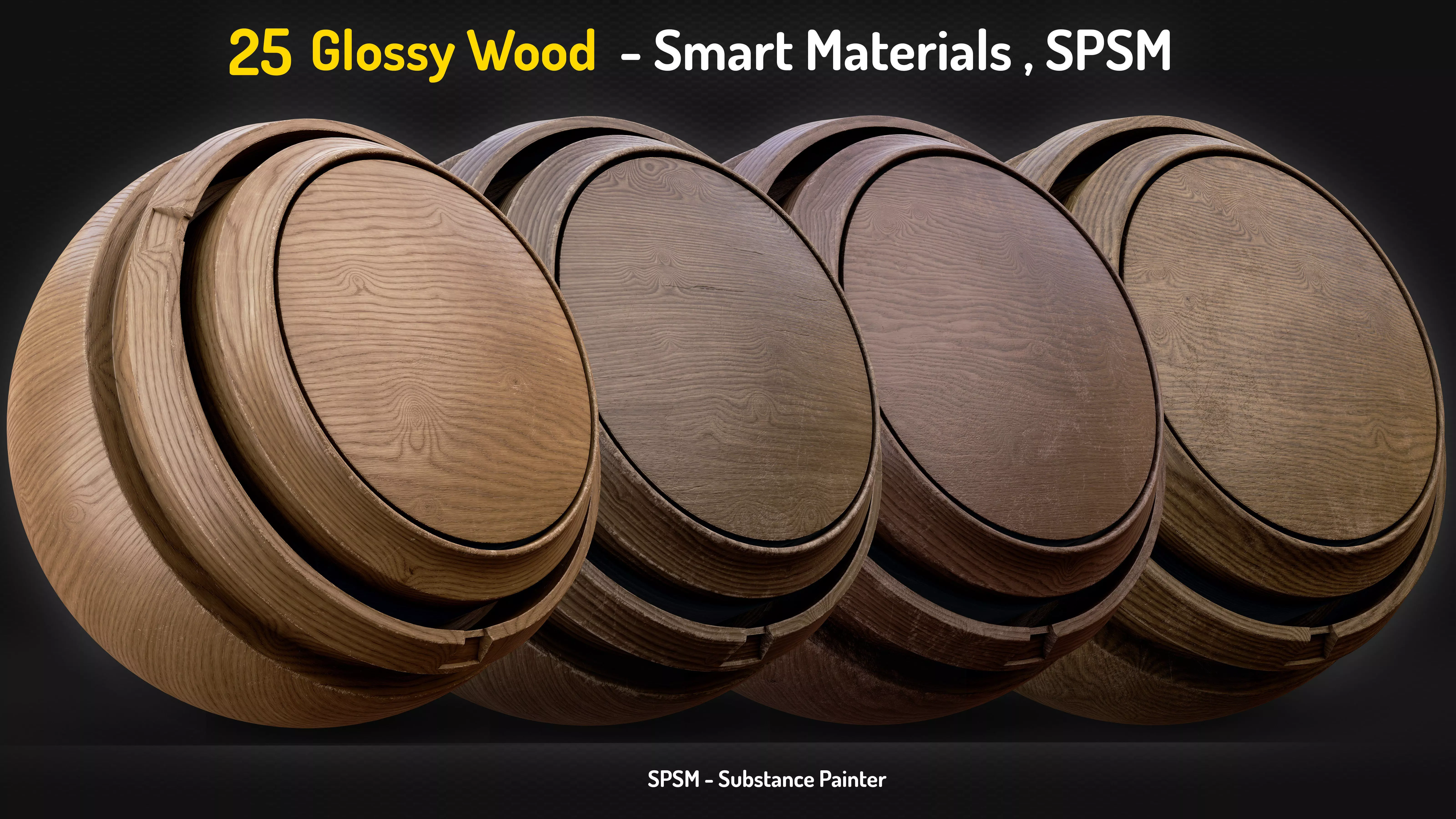 25 Glossy Wood Smart Materials Texture_0