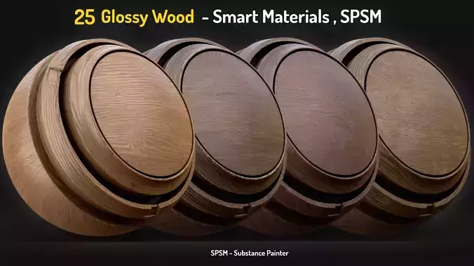 25 Glossy Wood Smart Materials