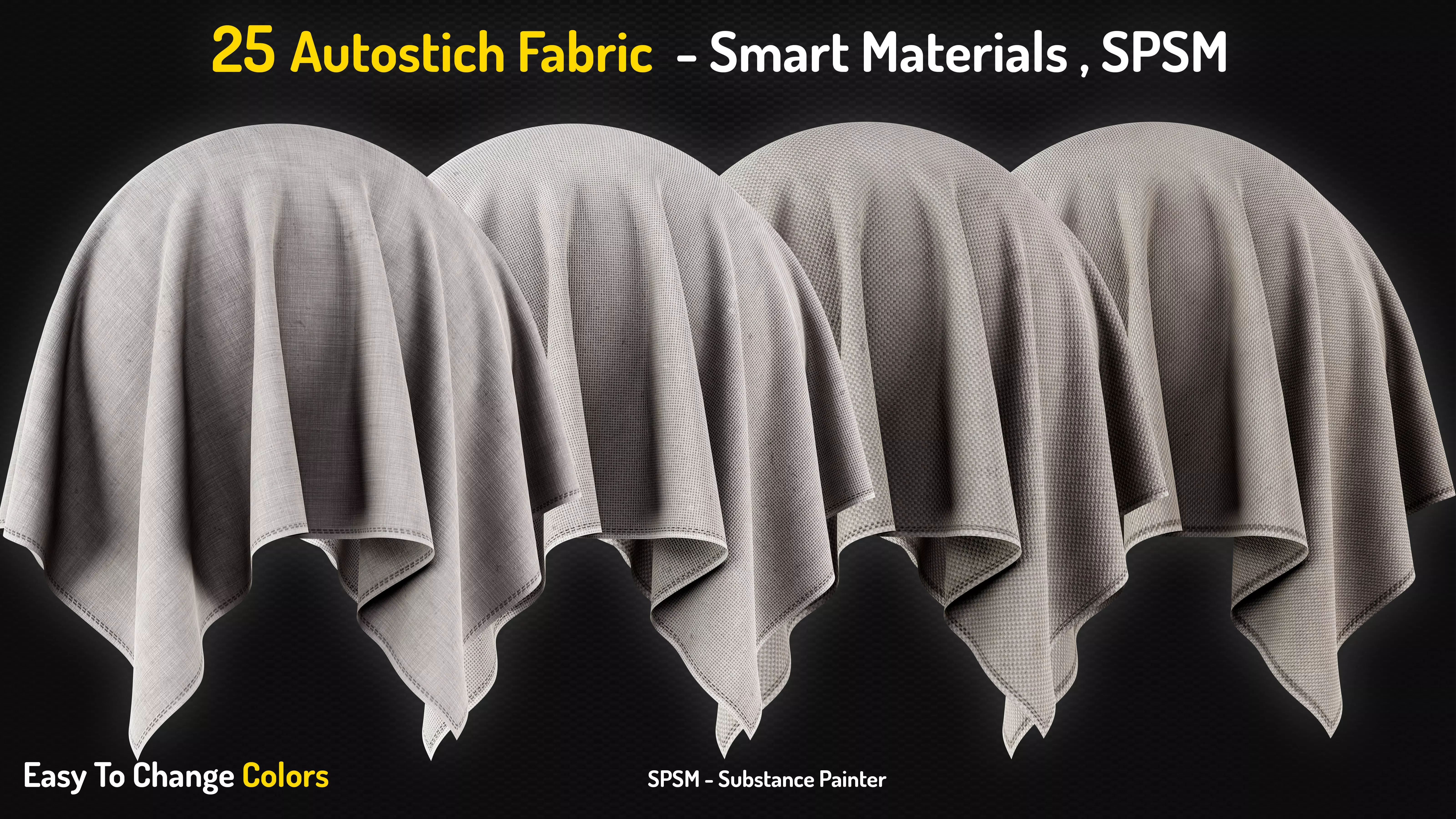 25 Autostich Fabric Smart Materials Texture