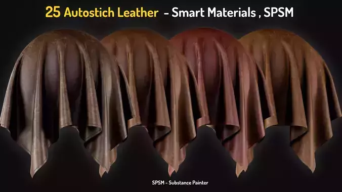 25 Autostich Leather Smart Materials