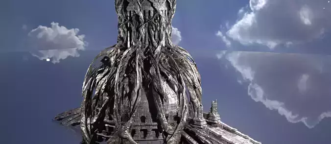 Avalon Great Hive Structure cathedral Kitbash 6