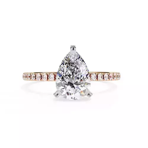 Solitaire Diamond Ring 360 animation renders 3dm stl 