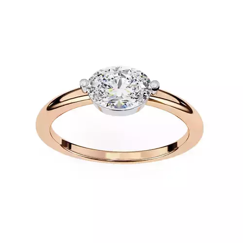 Mono Diamond Solitaire Ring 360 animation renders 3dm stl 3D print model