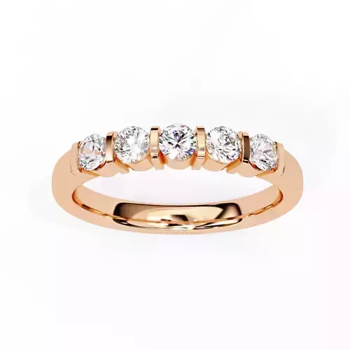 Eternity Diamond Band Ring 360 Animation Renders 3dm stl details