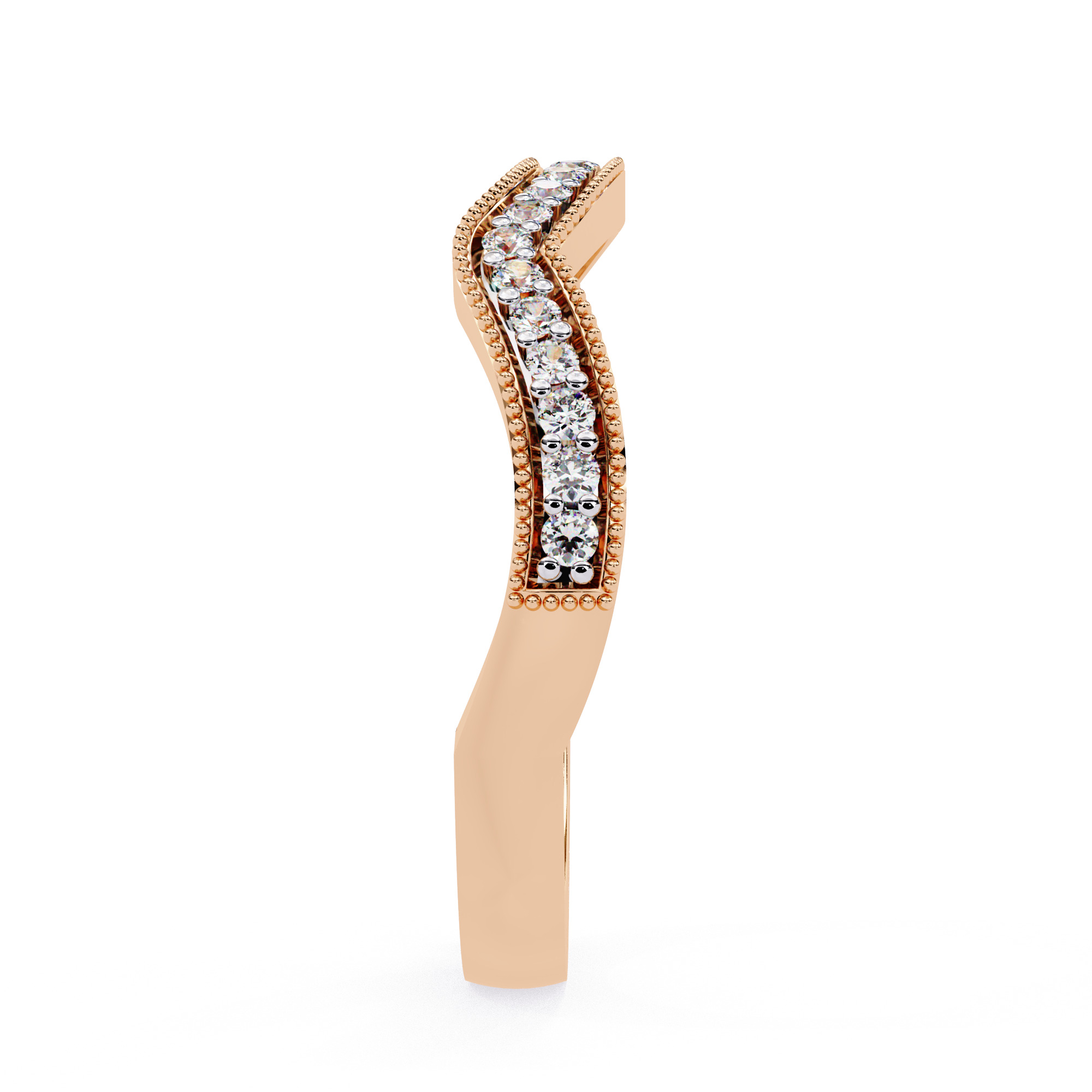 Eternity Diamond Band Ring 360 Animation Renders 3dm stl details 3D print model_5