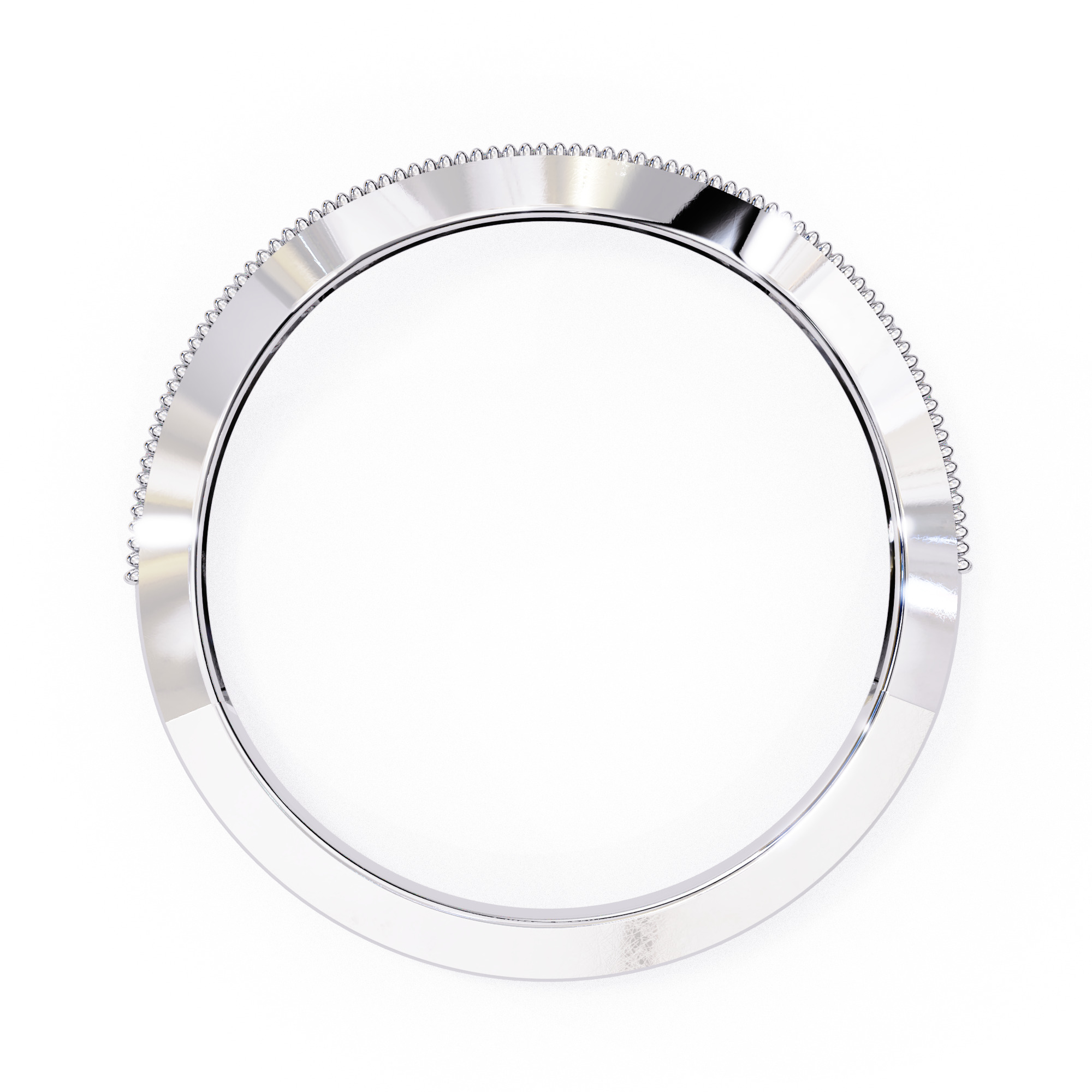 Eternity Diamond Band Ring 360 Animation Renders 3dm stl details 3D print model_9