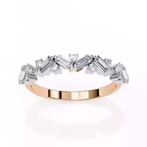 Eternity Diamond Band Ring 360 Animation Renders 3dm stl details