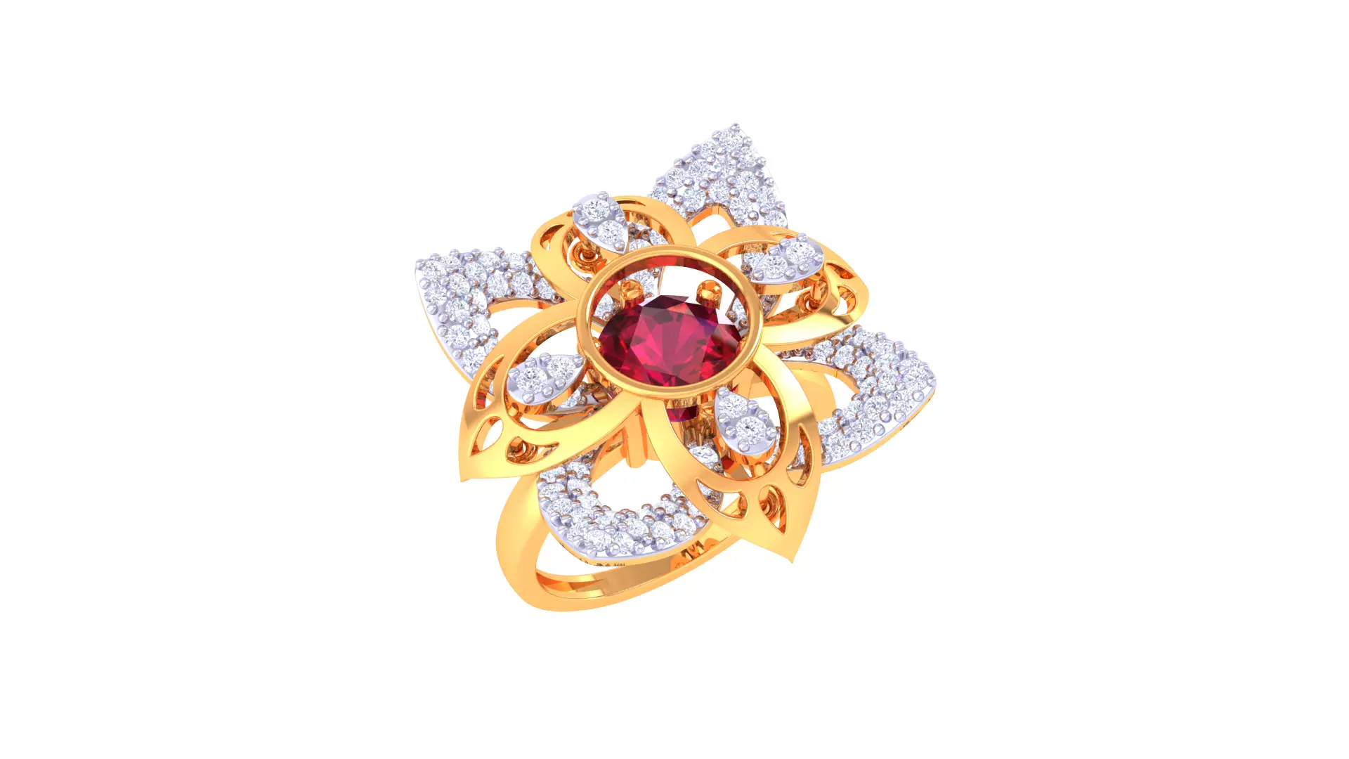  Women Ring MTL 3dm STL OBJ FBX Details 3D print model_0