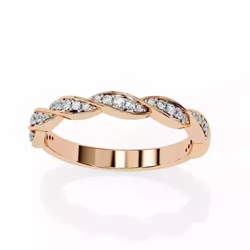 Eternity Diamond Band Ring 360 Animation Renders 3dm stl details
