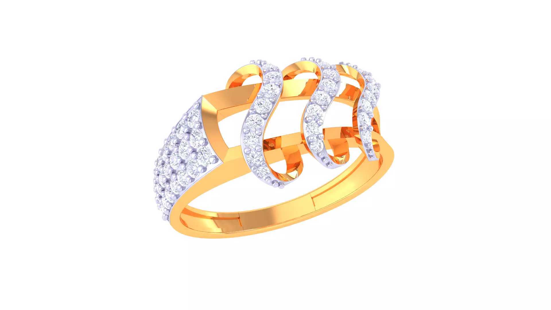 Women Ring MTL 3dm STL OBJ FBX Details 3D print model