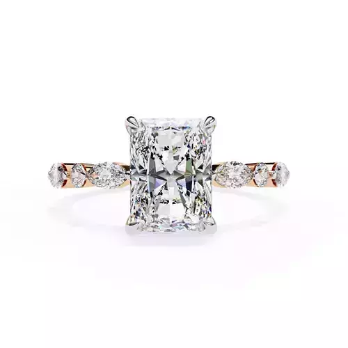 Solitaire Diamond Ring 360 animation renders 3dm stl 